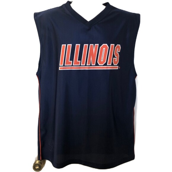 University of Illinois Fighting Illini Men's Sleeveless Jersey V Neck Co… - Picture 1 of 8